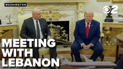 Trump meets with Lebanon President at White House