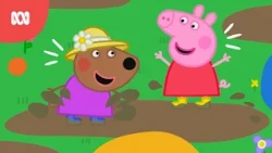 Peppa makes a friend at the caravan park! 🚐| Peppa Pig | ABC Kids