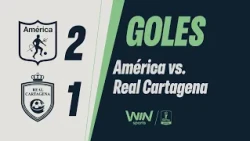 América vs. Real Cartagena (goals) | 2026 Copa BetPlay Dimayor | Phase 1B - First Leg