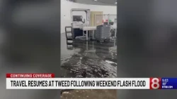 Travel resumes at Tweed New Haven Airport after Sunday's flooding