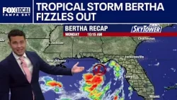 Tropical Storm Bertha fizzles out