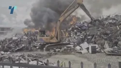 Пожар избувна на отпад во Тетово