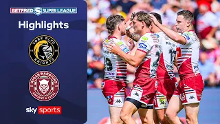 Hat-tricks for Field and Hodkinson! | York Knights vs Wigan Warriors | Super League Highlights