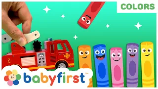 Toddler Learning Video | Color Crew Magic Full Episode | Learn Colors with Funny Crayons | BabyFirst
