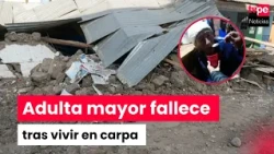 Junín: elderly earthquake victim dies after living in a tent