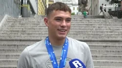 Bartol Smoje sa svjetskim zlatom stigao u Rijeku: "Ovo je uspomena za cijeli život"