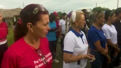 Provincial event commemorating the 66th anniversary of the CDR in Santayana, Camagüey