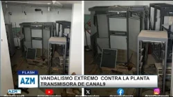 EXTREME VANDALISM AGAINST CANAL 9 TRANSMITTER PLANT