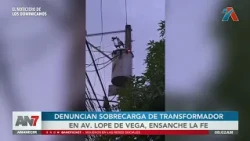 Overloaded transformer on Lope de Vega Avenue poses danger to homes