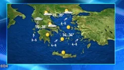 H πρόβλεψη του καιρού για τη Δευτέρα 27.7.2026