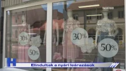 Elindultak a nyári leárazások – ZTV Híradó 2026-07-22
