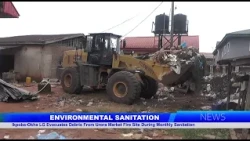Ikpoba-Okha LG Evacuates Debris From Urora Market Fire Site During Monthly Sanitation
