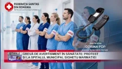 HEALTHCARE WARNING STRIKE: PROTEST AT SIGHETU MARMATIEI MUNICIPAL HOSPITAL