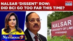 NALSAR Row: 'Judge And Jury' Bar Council Faces Flak | Did The Bar Go Too Far This Time? Newshour