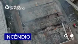 Firefighters spend the afternoon battling blaze at Court of Justice archives