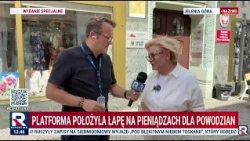 Live from Jelenia Góra! Flood relief funds STOLEN by PO activists?!