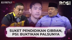 Suket Pendidikan Gibran Dipersoalkan, PSI: Buktikan di Mana Palsunya | ROSI