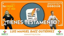 ¿Tienes testamento?