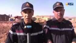 El Bayadh / Drilling operations continue to rescue the child trapped inside the artesian well for...