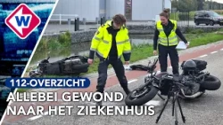 Motorrijder en scooterrijder botsen op elkaar  | 112-overzicht