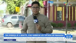 TWO PHARMACIES BURGLARIZED IN PARANAGUÁ WITHIN 14 MINUTES OF EACH OTHER