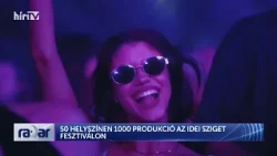 50 helyszínen 1000 produkció az idei Sziget Fesztiválon - HírTV