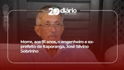 Engineer and former mayor of Itaporanga, José Silvino Sobrinho, dies at 91