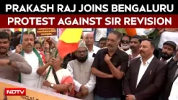 Karnataka SIR Protest: Prakash Raj Joins Bengaluru Protest Against SIR Voter List Revision