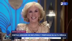 Mirtha Legrand is recovering and awaiting medical discharge