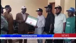 ‎‎Akoko-Edo Chairman Receives NUC Approval Certificate For Adeche Momoh University,