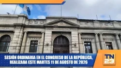 Ordinary session at the Congress of the Republic, held this Tuesday, August 11, 2026