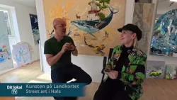 Kunsten på Landkortet: Street art i Hals