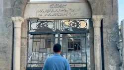Historic Gaza mosque damaged in airstrike
