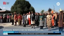 CULTURAL CARNIVAL AND TRADITIONAL ATTIRE COLOR TVRI'S ANNIVERSARY