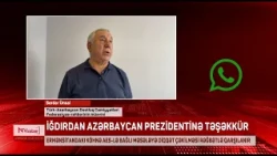 Thanks to the President of Azerbaijan from Igdir