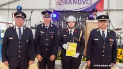 Slavnostni prevzem nove motorne brizgalne Pgd Banovci