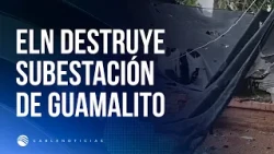 Atentado del ELN deja destruida la subestación de Policía de Guamalito en el Catatumbo