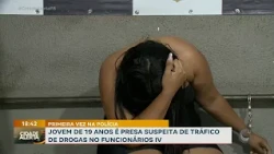 In Funcionários IV: 19-year-old woman arrested on suspicion of drug trafficking