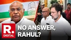 Republic Confronts Rahul Gandhi, No Answers To Kharge's Remarks Over PM Modi's Father | Lucknow