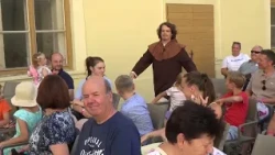 Ako maslo zachránilo kráľovstvo - interaktívne divadlo na Hlohovskom zámku.
