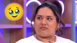 Micaela highlighted her happiness since starting treatment and teared up