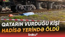 Kürdəmirdə qatar 50 yaşlı kişini vuraraq öldürdü - Baku TV