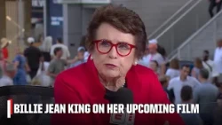 Billie Jean King on the meaning behind her upcoming film 'Give Me The Ball!' 🎾 | 2026 US Open