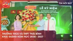 11:30 AM Thai Binh Middle and High School school opening ceremony