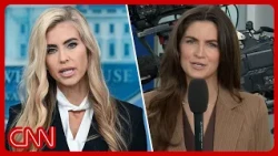 What Kaitlan Collins found 'bizarre' about Katie Zacharia's first WH briefing