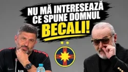 Marius Baciu with a sword hanging over his head at FCSB: "I don't care at all what Mr. Becali says!"
