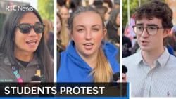 Students march through Dublin in protest over education costs | RTÉ News