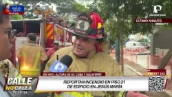 Gas leak reported in Jesús María building