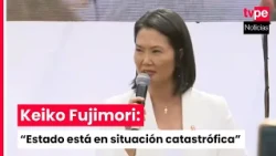 Keiko Fujimori claims she will inherit a State in dire straits