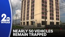 Some cars trapped at Empire Towers could finally be removed this month